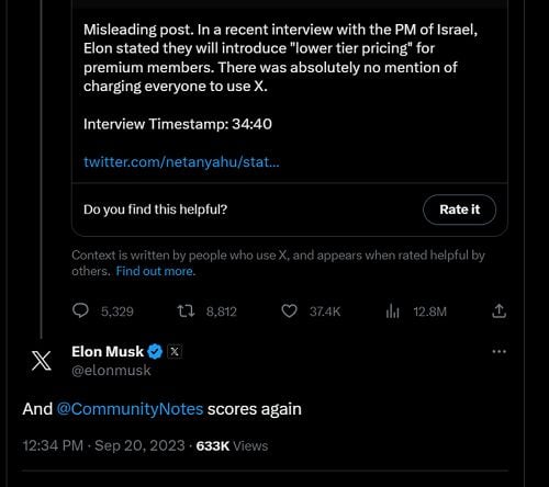 Elon Musk tweet