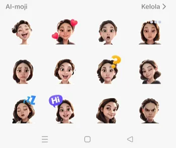 TikTok AI-moji